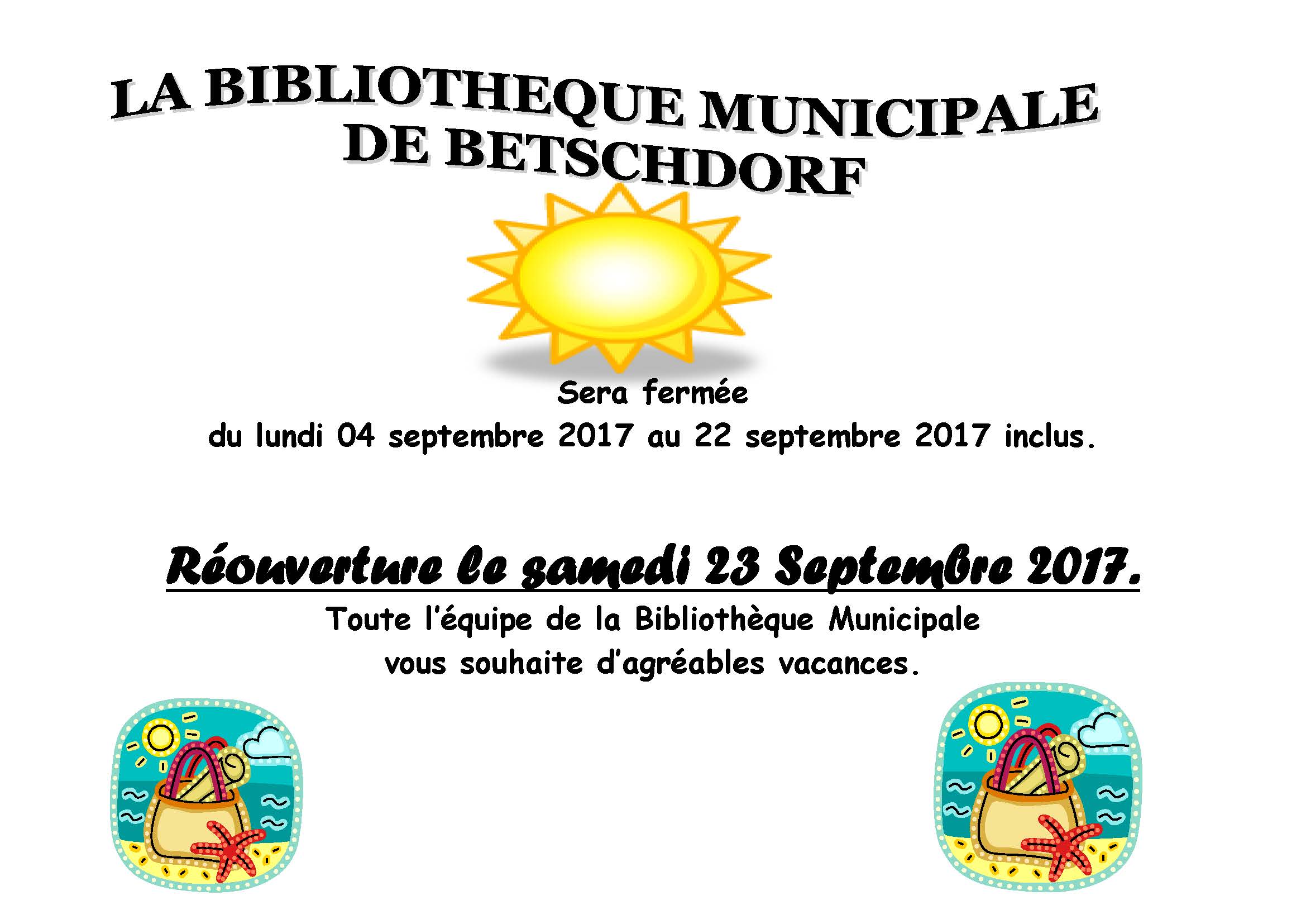 affiche vacance été 2017