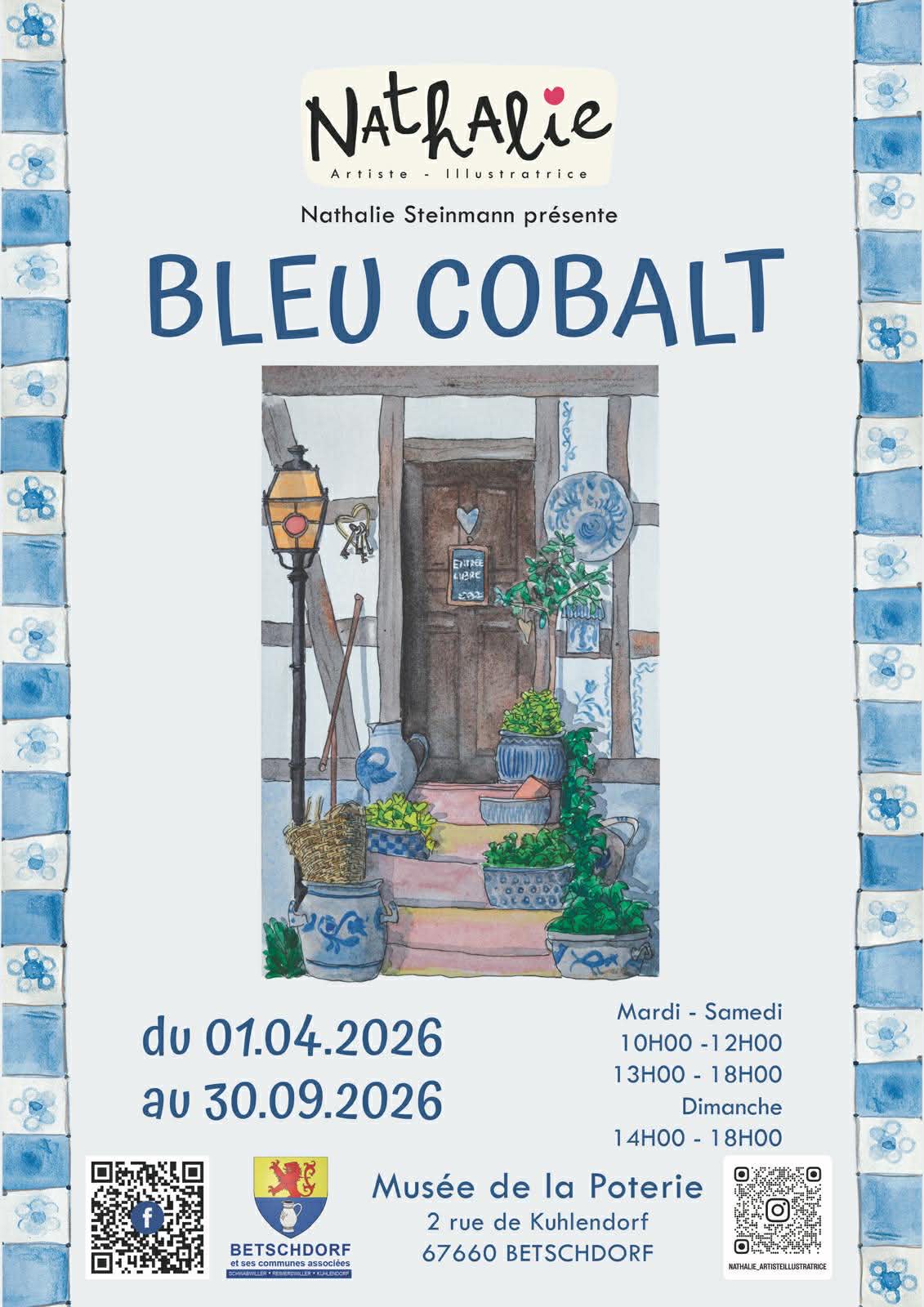 Expo bleu cobalt