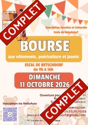 Bourse vêtements 2026