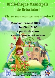 Tu me raconte une histoire