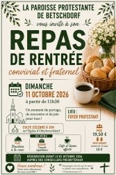 Repas de rentree2026
